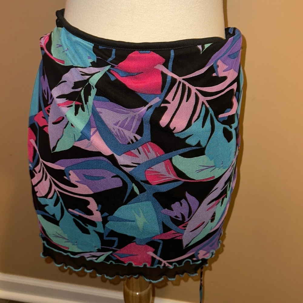 Vibrant fun colorful skirt